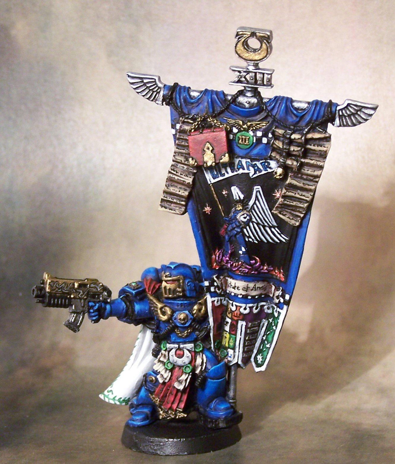 Banner, Honour Guard, Space Marines, Standard, Standard Bearer